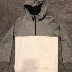 White & Grey Hollister Jacket